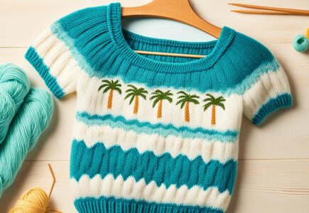 pull d'été femme à tricoter