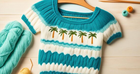 pull d'été femme à tricoter