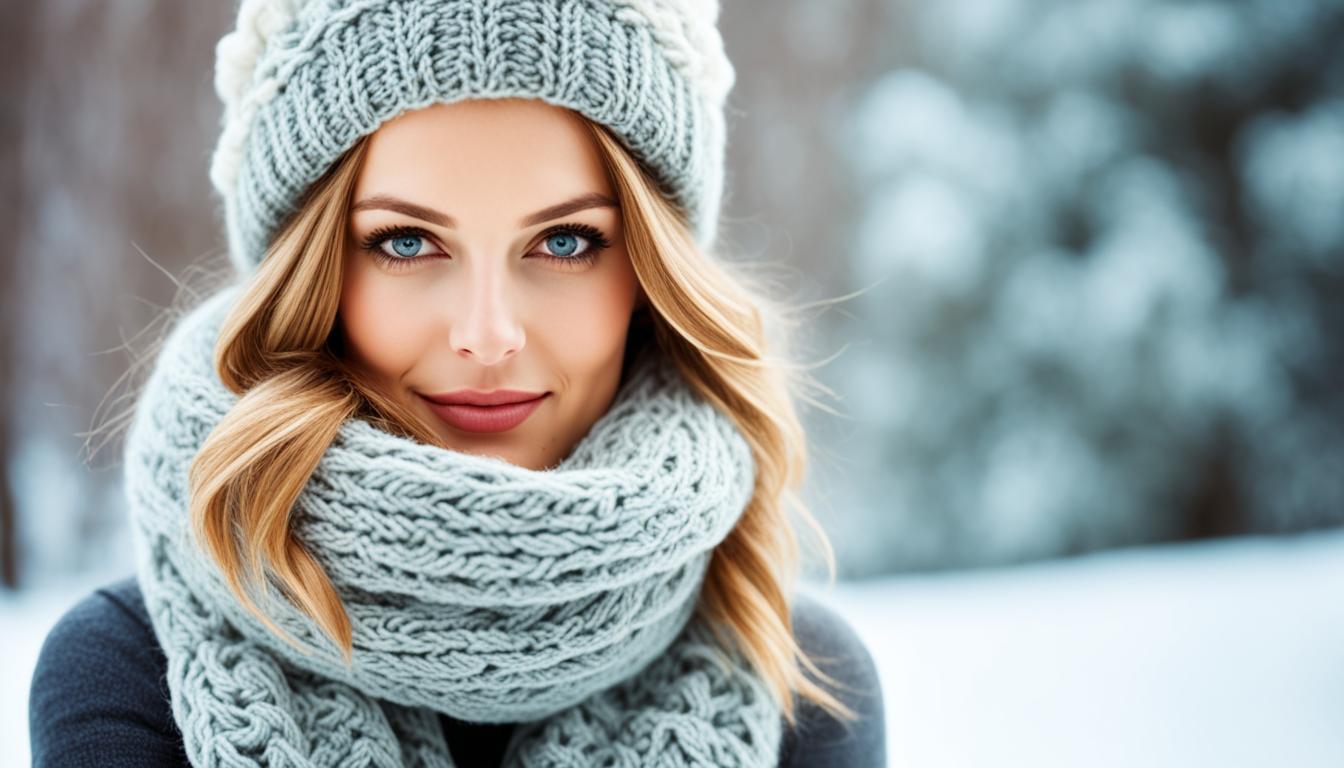 Quel point pour une écharpe femme Tricot Tendance