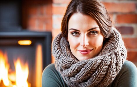 snood femme à tricoter