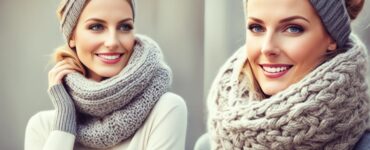 snood femme tricot