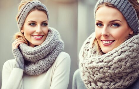 snood femme tricot