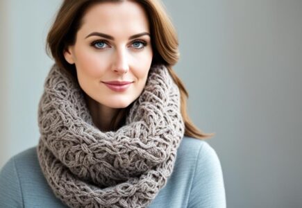 snood femme tricot gratuit