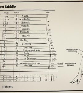 tableau mesure pour tricot femme