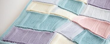 taille d'une couverture pour bébé au tricot