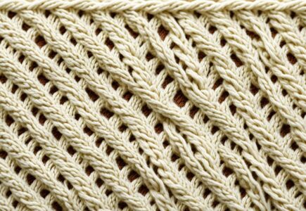 torsade tricot 6 mailles