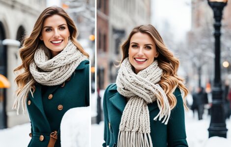 tour de cou femme tricot