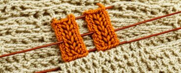 tricot boutonnière de 2 mailles