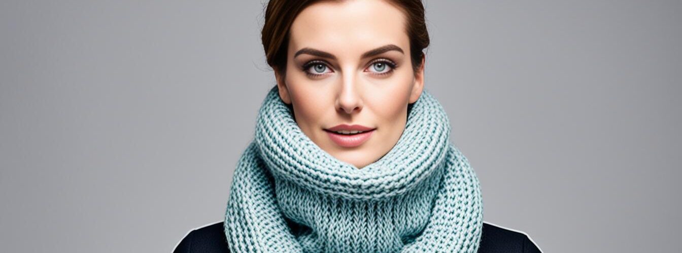 tricot snood femme