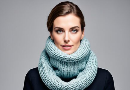 tricot snood femme