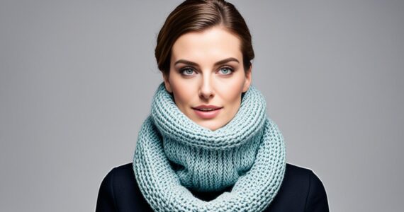 tricot snood femme