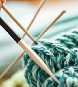 tricotage à la main