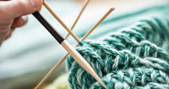 tricotage à la main