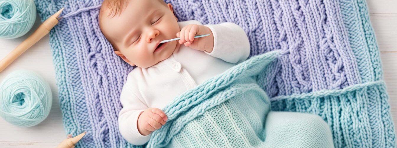 tricoter couverture bébé