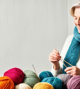 tricoter snood femme