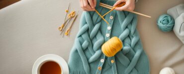 tricoter un gilet sans manches femme