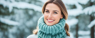 tricoter un snood femme