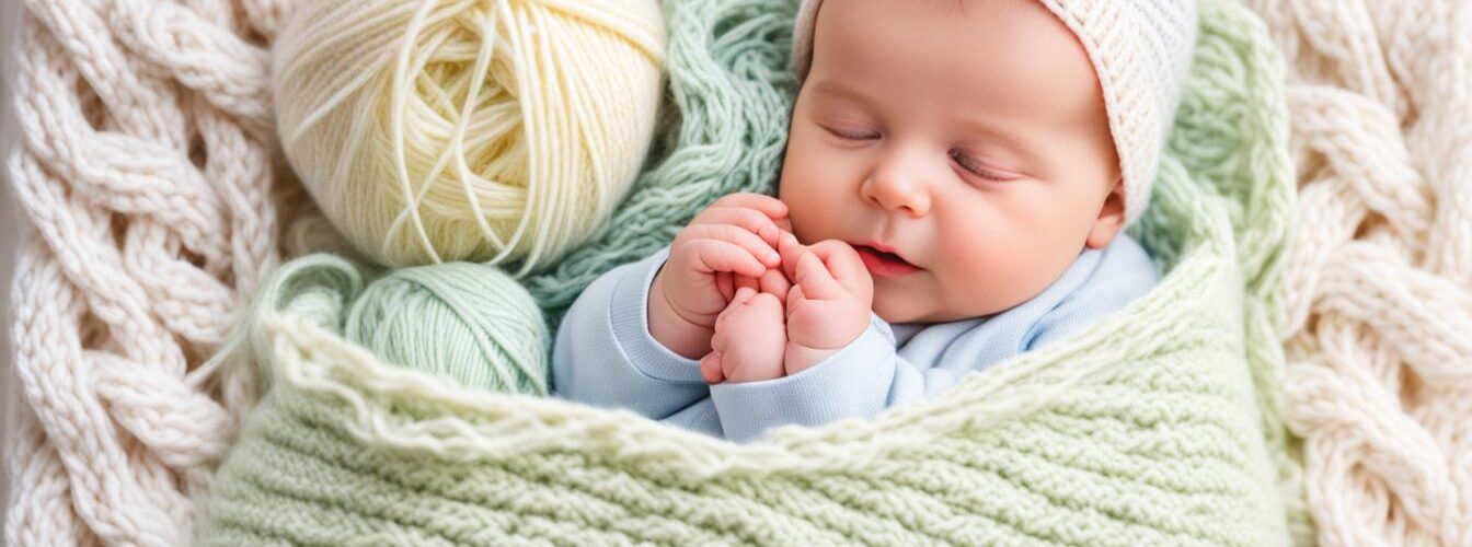 tricoter une couverture bébé