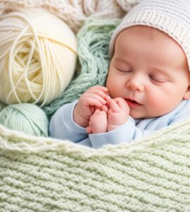 tricoter une couverture bébé