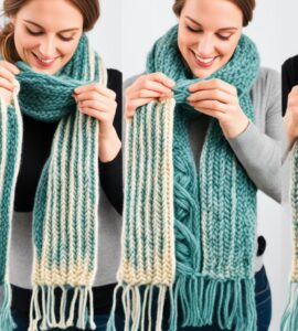 tricoter une écharpe