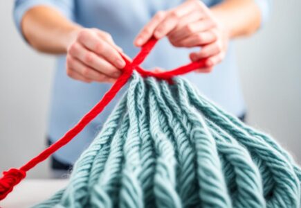 tricoter une echarpe