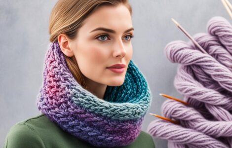 tuto snood tricot