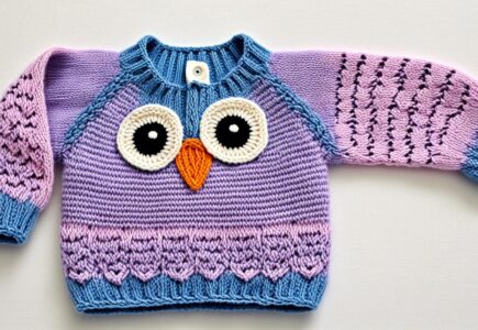 un chouette modele de tricot pour bebe