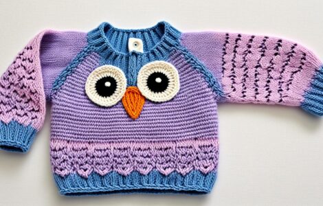 un chouette modele de tricot pour bebe